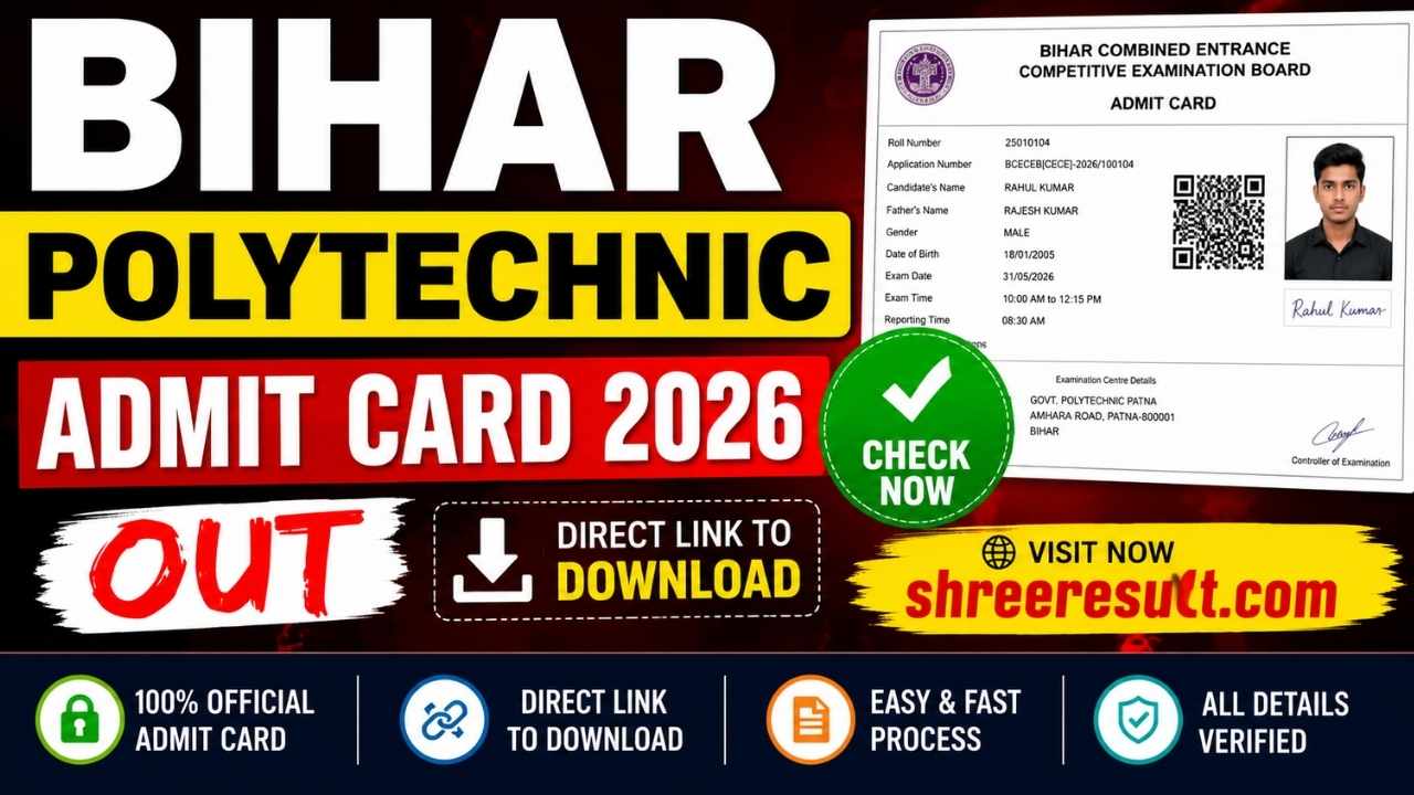 Bihar Polytechnic Admit Card 2026 Out – Direct Link to Download