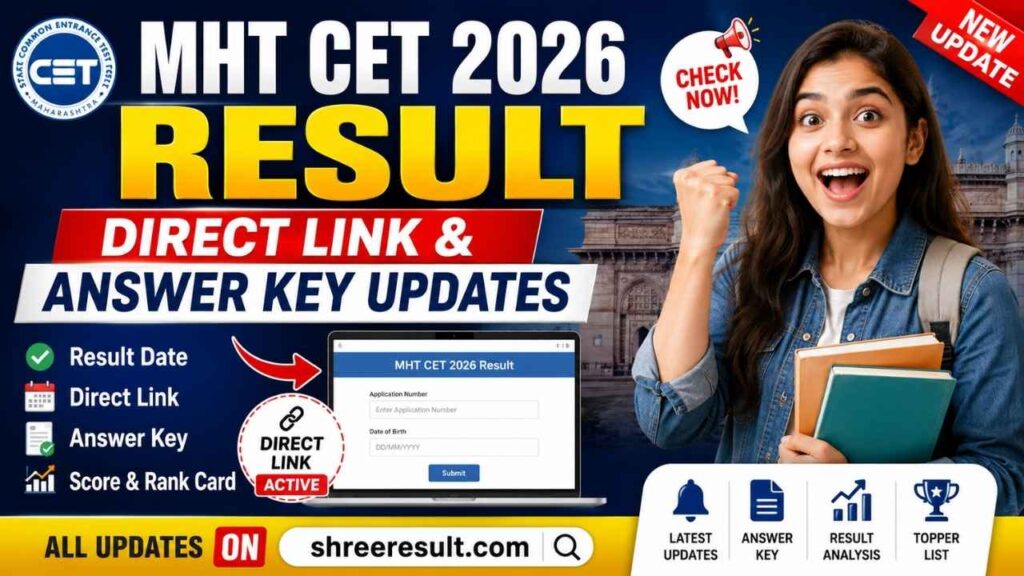MHT CET 2026 Result – Direct Link & Answer Key Updates