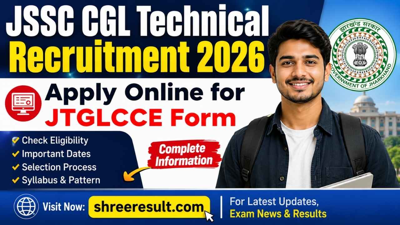 JSSC CGL Technical Recruitment 2026 – Apply Online for JTGLCCE Form