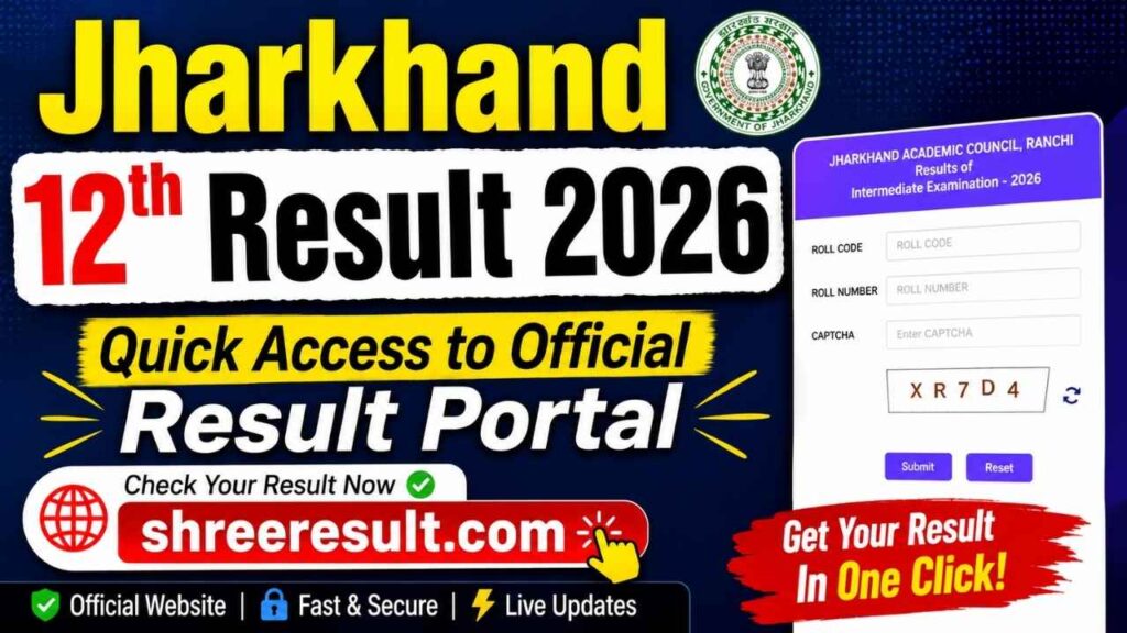 Jharkhand 12th Result 2026 – Quick Access to Official Result Portal