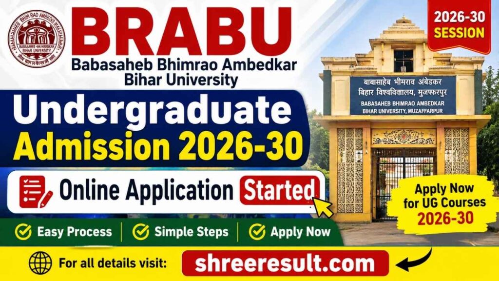 BRABU Undergraduate Admission 2026‑30 – Online Application Started