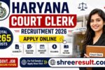 Haryana Court Clerk Recruitment 2026 – Apply Online for 1265 Posts
