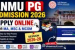 LNMU PG Admission 2026 – Apply Online for MA, MSc & MCom
