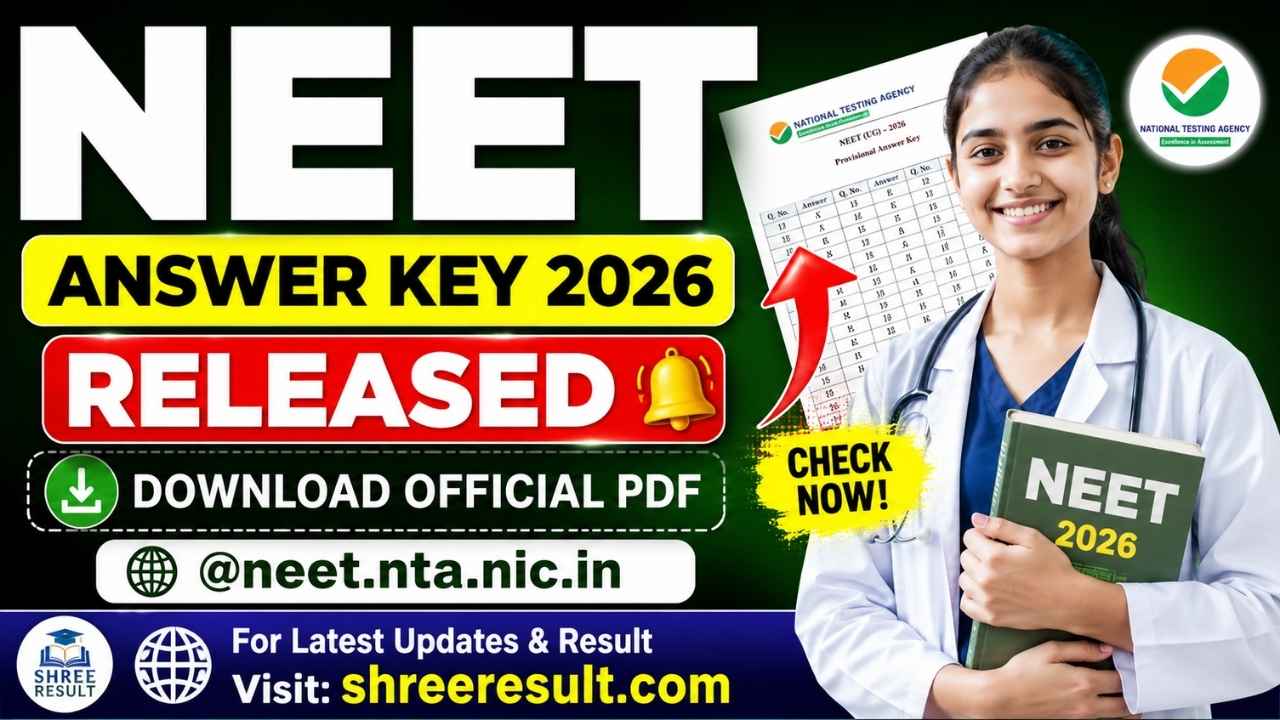 NEET Answer Key 2026 Released – Download Official PDF @neet.nta.nic.in