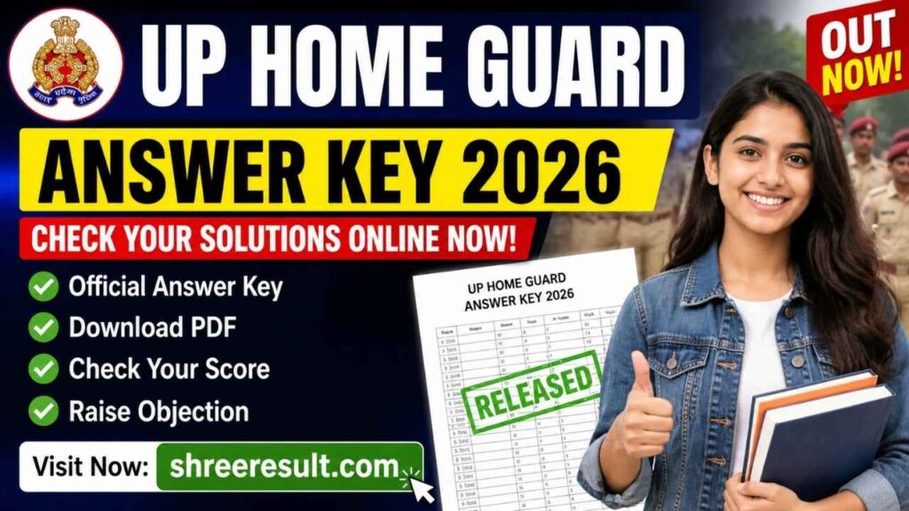 UP Home Guard Answer Key 2026 – Check Your Solutions Online Now!