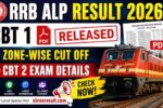 RRB ALP Result 2026 – CBT 1 PDF Released, Zone‑Wise Cut Off & CBT 2 Exam Details