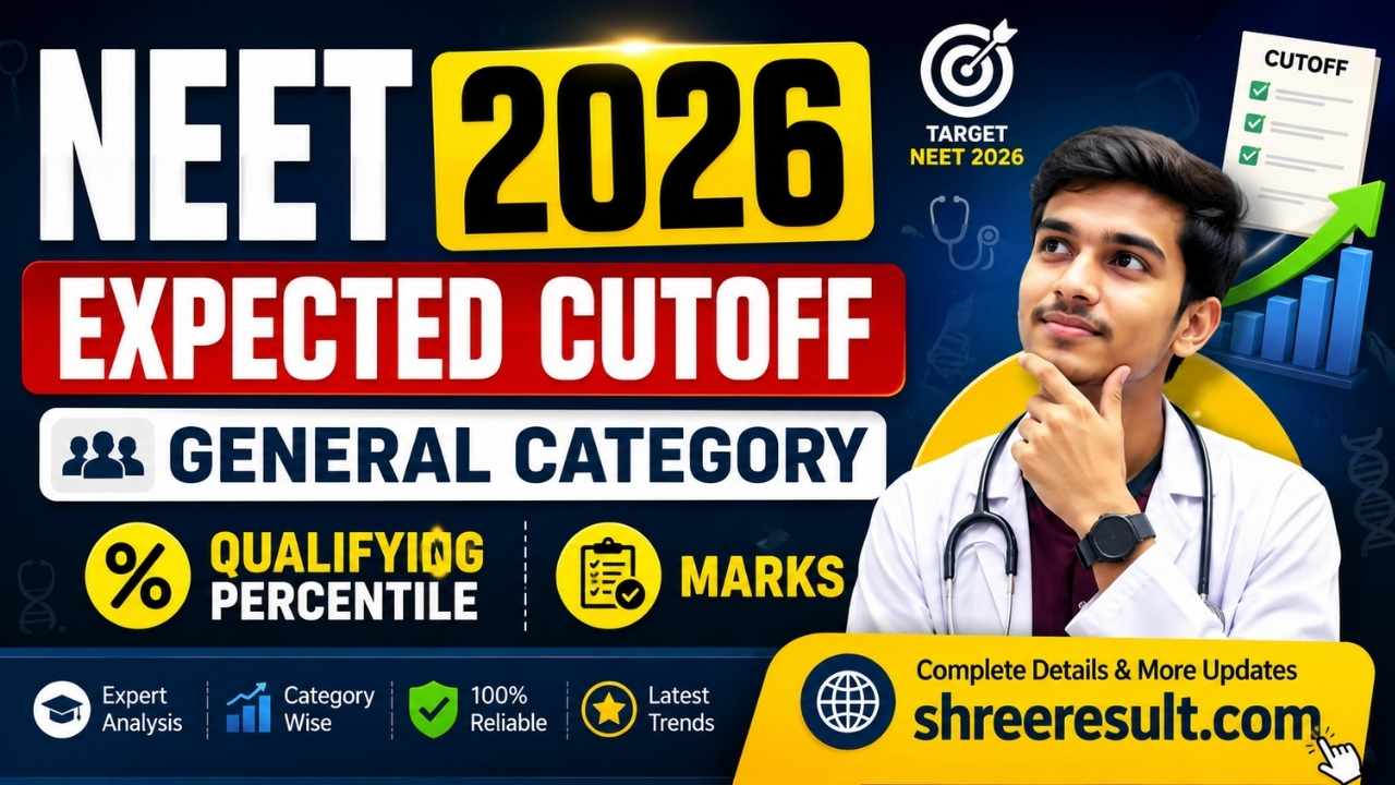 NEET 2026 Expected Cutoff – General Category Qualifying Percentile & Marks