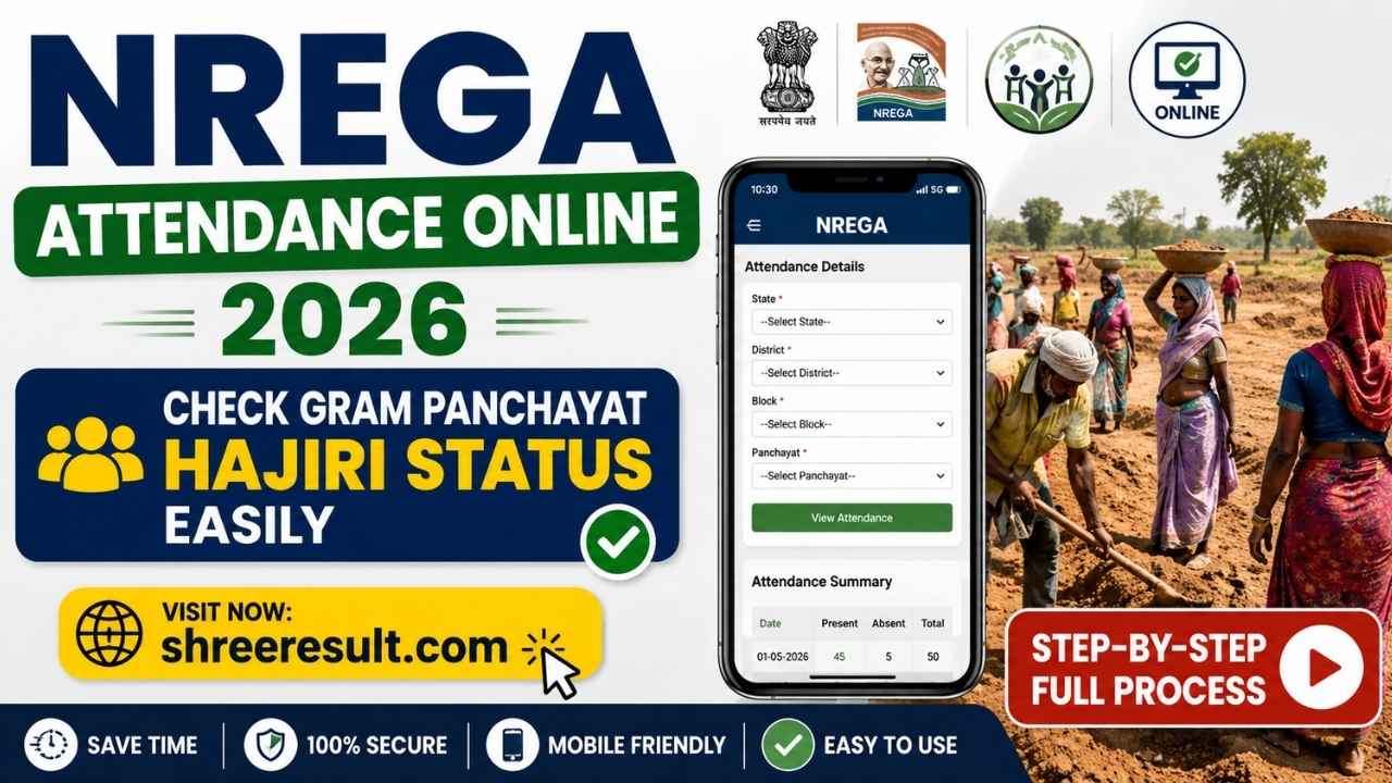 NREGA Attendance Online 2026 – Check Gram Panchayat Hajiri Status Easily