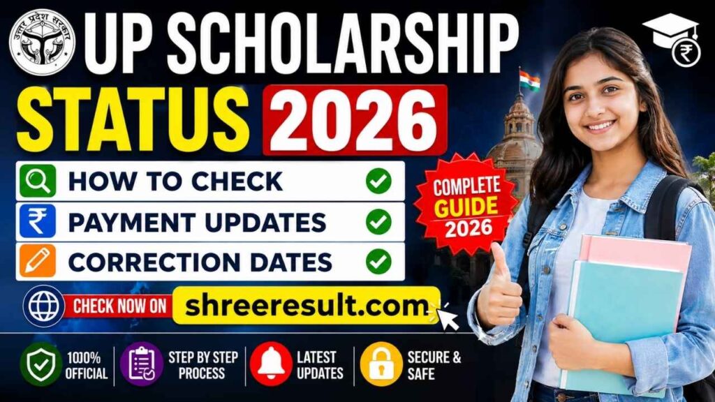 UP Scholarship Status 2026 – How to Check, Payment Updates & Correction Dates