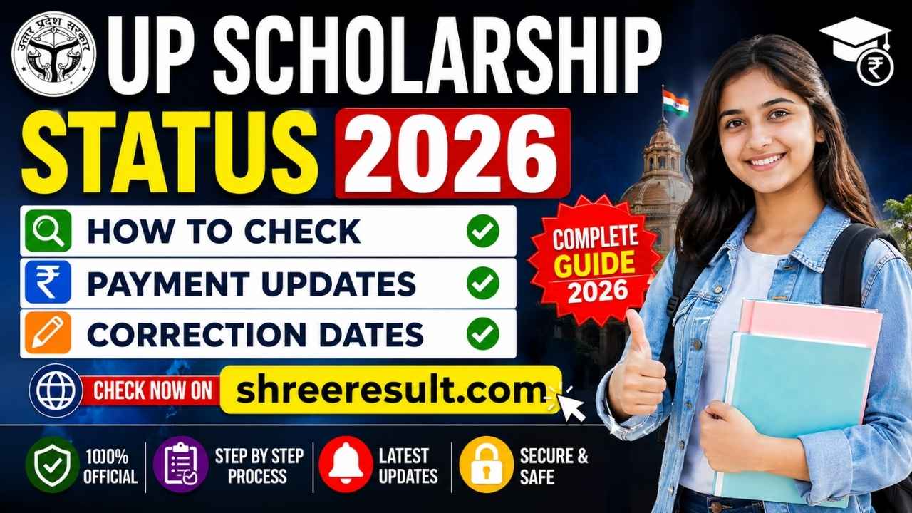 UP Scholarship Status 2026 – How to Check, Payment Updates & Correction Dates