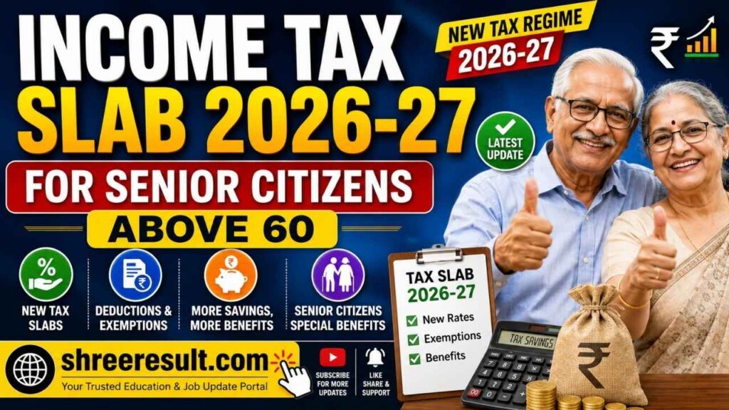 Income Tax Slab 2026-27 for Senior Citizens Above 60: Deductions, Rebates, Examples Explained