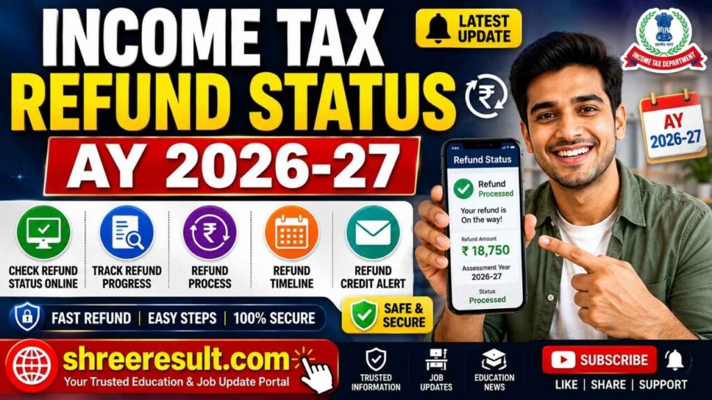 Income Tax Refund Status AY 2026-27: Senior Citizens Guide to Online Check Process