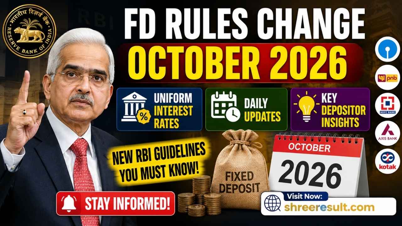 FD Rules Change October 2026: Uniform Interest Rates, Daily Updates, Key Depositor Insights