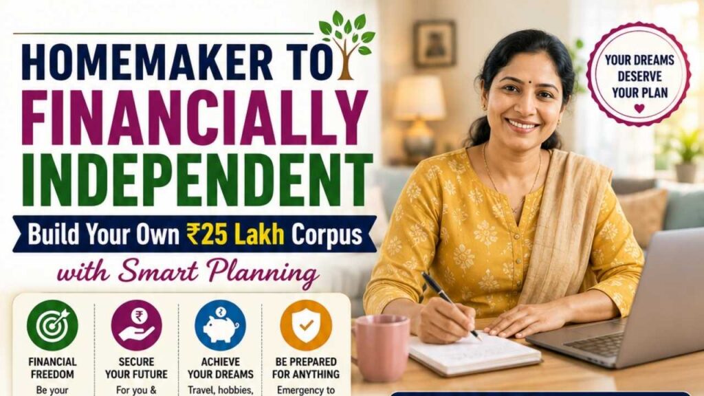 Homemaker to Financially Independent: Build Your Own ₹25 Lakh Corpus with Smart Planning