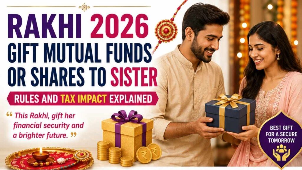 Rakhi 2026: Gift Mutual Funds or Shares to Your Sister? Rules and Tax Impact