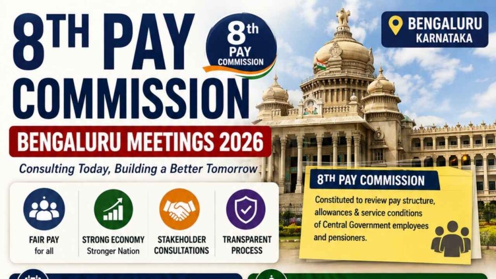8th Pay Commission Bengaluru Meetings 2026: Dates, Eligibility and Key Details